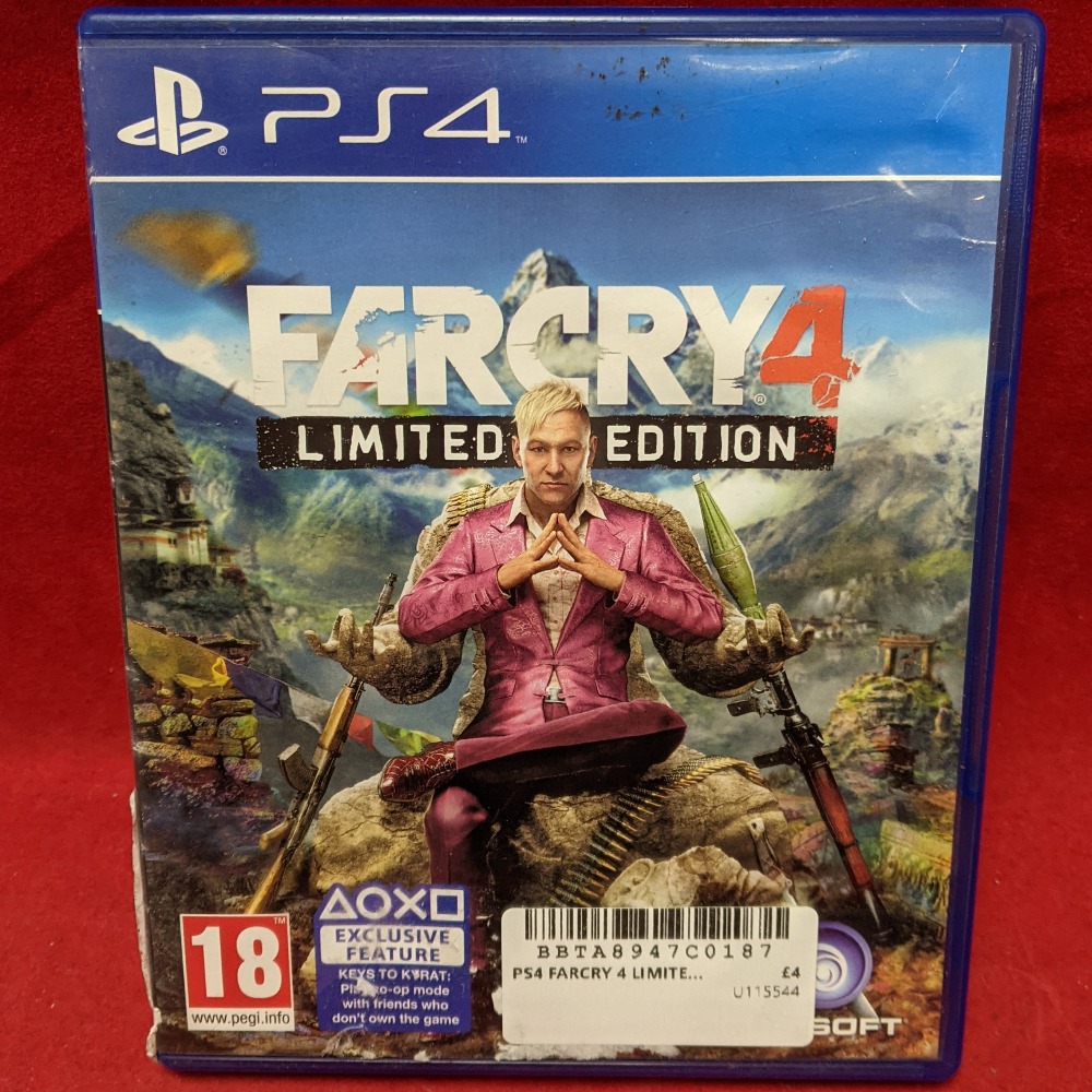 Far Cry 4 – PS4 – Édition Française – PAL – PEGI 18 – État Correct